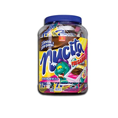 Nucita Trisabor Jar | Delicious On-The-Go Treat | Chocolate, Van
