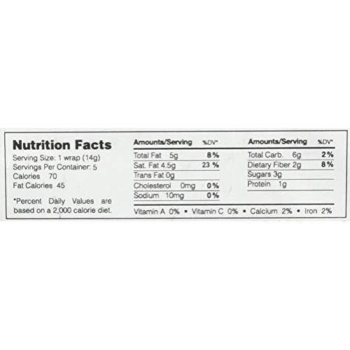 Nuco Certified Organic Paleo Gluten Free Vegan Coconut Wraps, 5