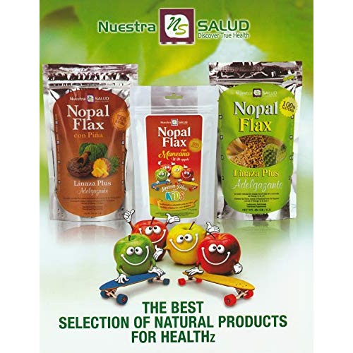 Nopal Flax Adelgazante Linaza Plus Value Pack Case 6 Units