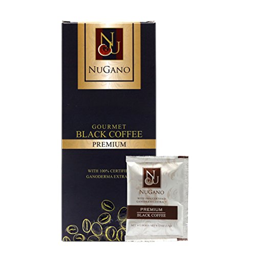 1 Box Nugano Gourmet Black Coffee Ganoderma Lucidum + 1 Sachet G...