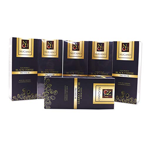 6 boxes Nugano Premium Gourment Black Coffee Enriched with Ganod...