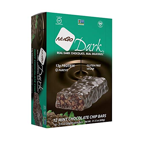Nugo Dark Chocolate Mint Chocolate Chip, 13G Vegan Protein, 200