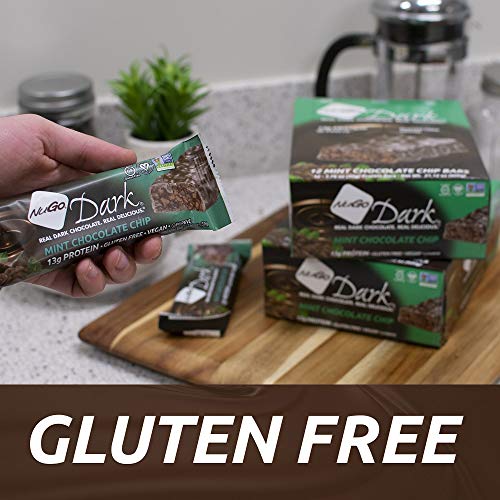 Nugo Dark Chocolate Mint Chocolate Chip, 13G Vegan Protein, 200
