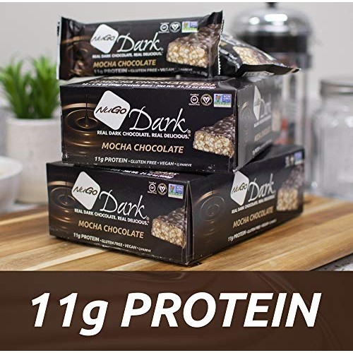 Nugo Dark Mocha Chocolate, 1.76-Ounce Pack Of 12