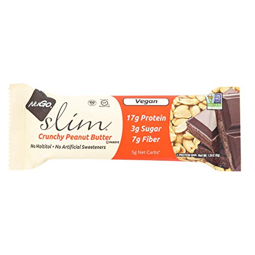 Nugo Nutrition Bar - Slim - Crunchy Peanut Butter - 1.59 Oz Bars
