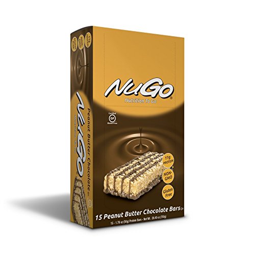 Nugo Protein Bar, Peanut Butter Chocolate, 11G Protein, 170 Calo