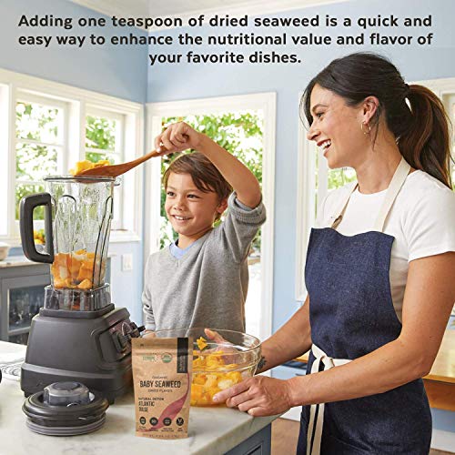 Organic Wakame Flakes - Young Baby Pure Seaweed Grown In North A