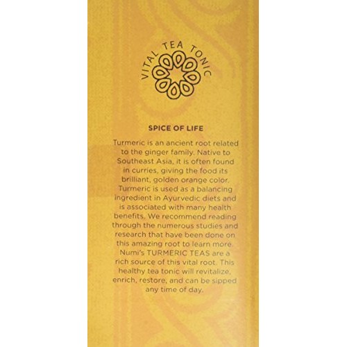 Numi Organic Tea Turmeric Tea - Golden Tonic - 12 Count