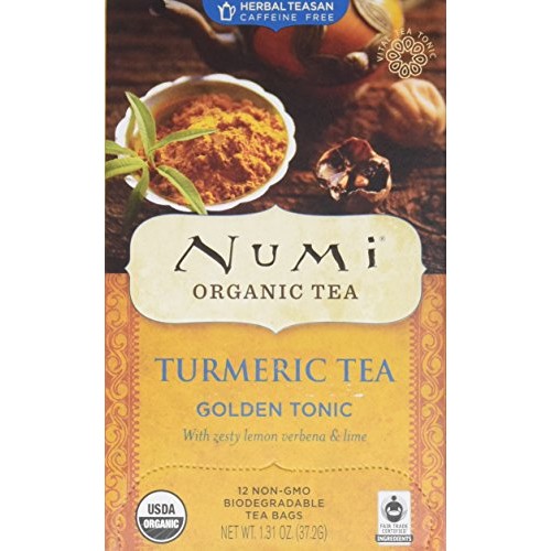 Numi Organic Tea Turmeric Tea - Golden Tonic - 12 Count