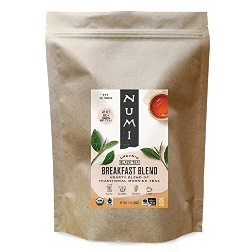 Numi Organic Tea Breakfast Blend, 16 Ounce Pouch, Loose Leaf Bla...