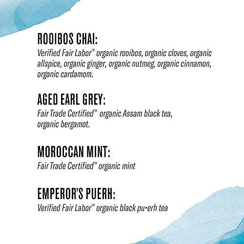 Numi Organic Tea By Mood Gift Set, 40 Count Tea Bag Assortment -