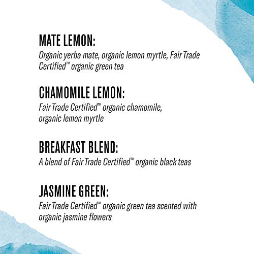 Numi Organic Tea By Mood Gift Set, 40 Count Tea Bag Assortment -