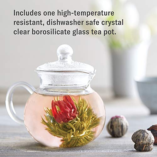 Numi Organic Tea Dancing Leaves Flowering Tea Gift Set, 5 Tea Bl