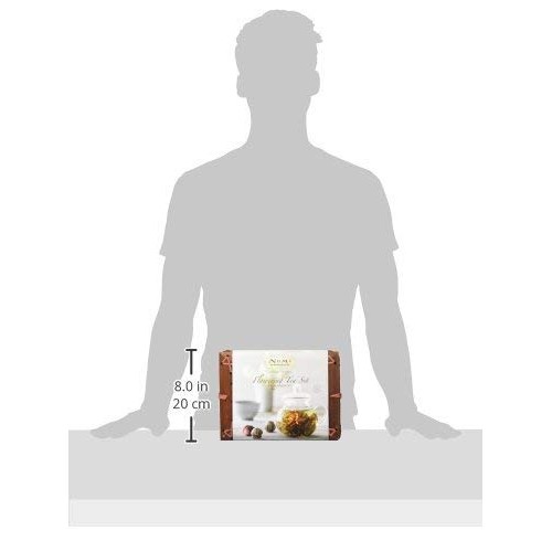 Numi Organic Tea Flowering Tea Gift Set, 6 Tea Blossoms With 16