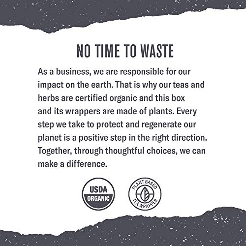 Numi Organic Tea Ginger Lemon, 16 Count Pack Of 1 Box Of Tea B