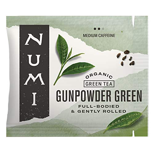 Numi Organic Tea Gunpowder Green, 100 Count Pack Of 1 Box Of T