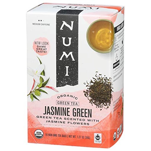 Numi Organic Tea Jasmine Green, 18 Ct