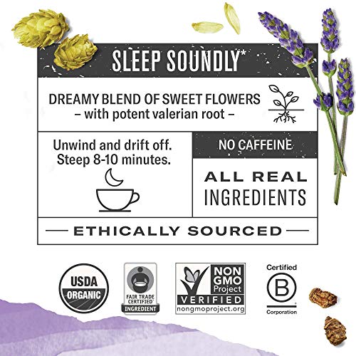 Numi Organic Tea Sweet Slumber With Chamomile, Valerian Root &Amp; L