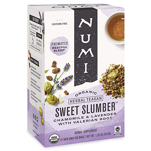 Numi Organic Tea Sweet Slumber With Chamomile, Valerian Root &Amp; L