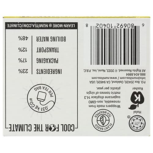 NUMI Organic Yuzu Green Tea, 16 CT