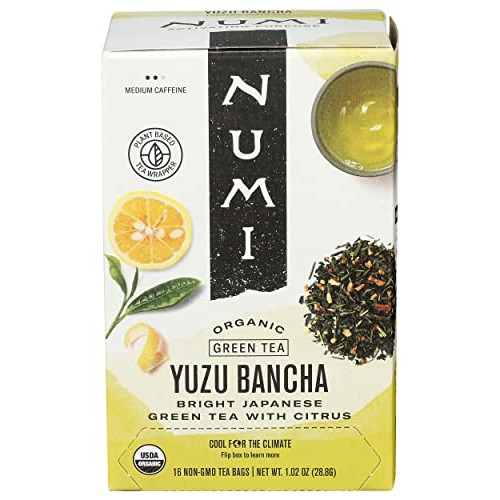NUMI Organic Yuzu Green Tea, 16 CT