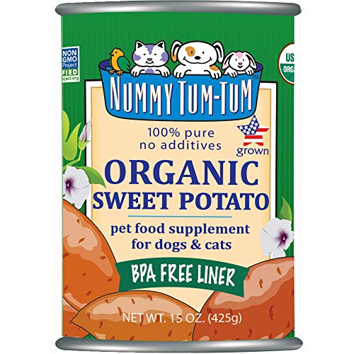Nummy Tum Tum Pure Sweet Potato For Pets, 15-Ounce Cans Pack Of