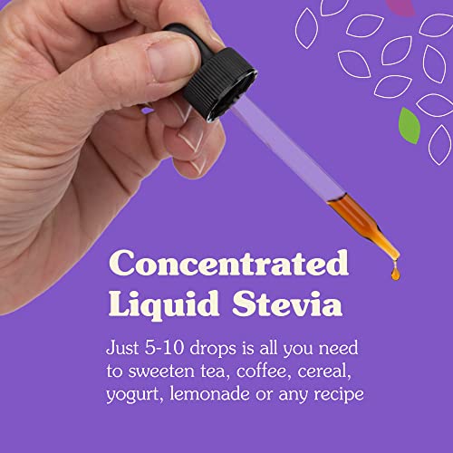 Nunaturals Vanilla Stevia Drops - All Natural Liquid Sweetener -