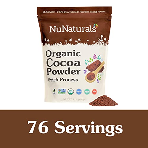 Nunaturals Premium Organic Cocoa Dutch Process Powder For Baking