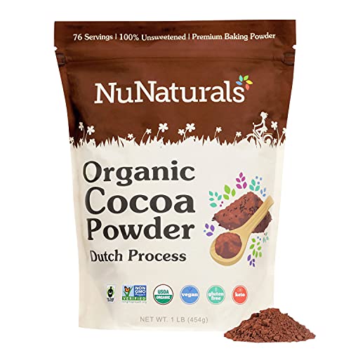 Nunaturals Premium Organic Cocoa Dutch Process Powder For Baking