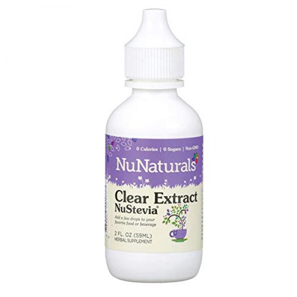 Nunaturals Nustevia Clear Extract Stevia Natural Liquid Sweetene