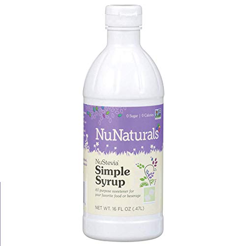 Nunaturals Nustevia Sugar-Free Simple Syrup Natural Stevia Sweet