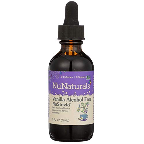 Nunaturals Plant Based Vanilla-Alcohol Free Stevia Extract Drops