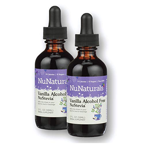Nunaturals Plant Based Vanilla-Alcohol Free Stevia Extract Drops