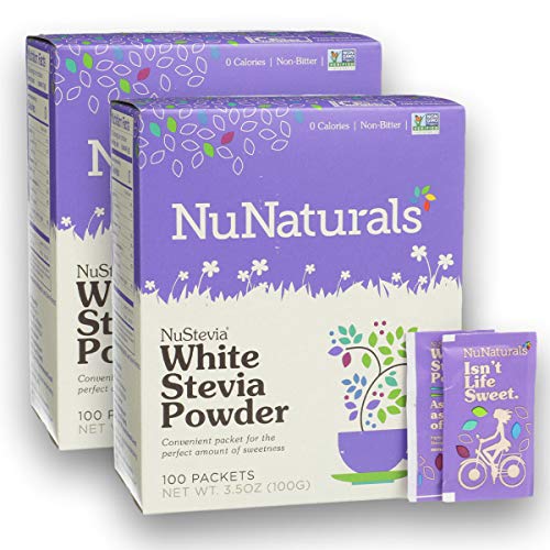 Nunaturals White Stevia Powder, All Purpose Natural Plant Based