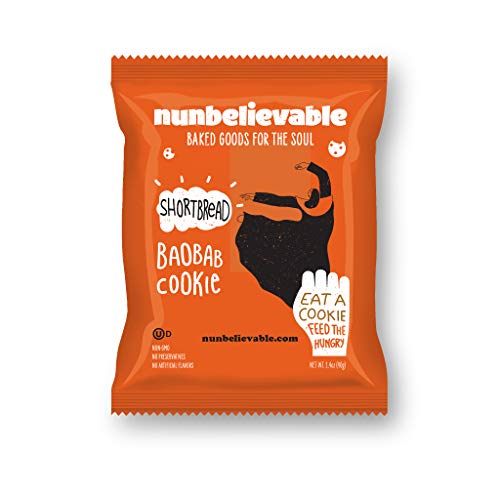 Nunbelievable Baobab Snacks - Healthy Cookies Shortbread - Tea C