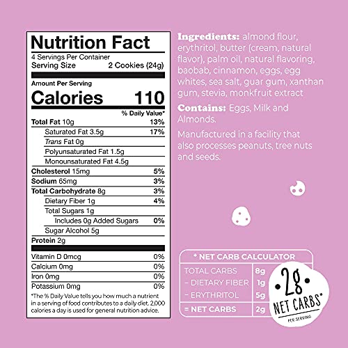 Nunbelievable Snickerdoodle Cookies & Baobab Keto Cookies | Deli...