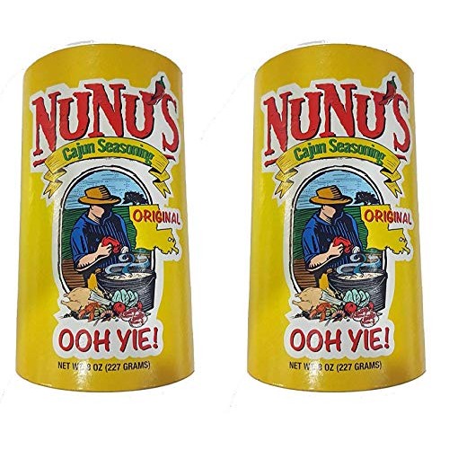Nunus Original All Purpose Cajun Seasoning, 8 Ounce Shaker Pac