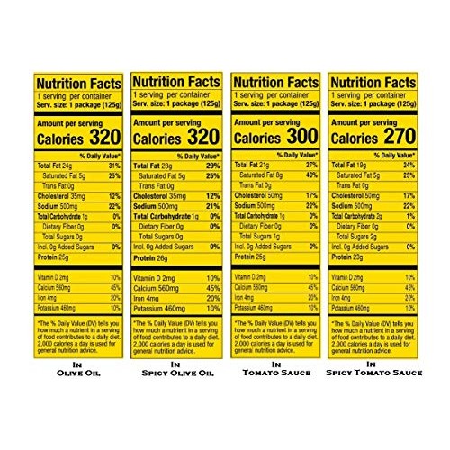 Nuri Portuguese Sardines Variety Pack | 4 Pack Bundle | One Of E