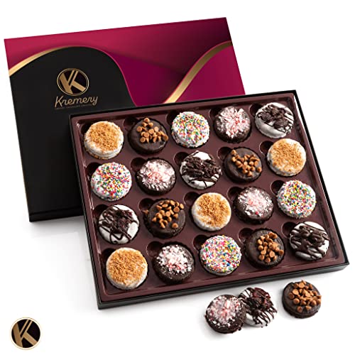 Christmas Gift Basket Holiday Chocolate Covered Sandwich Cookies