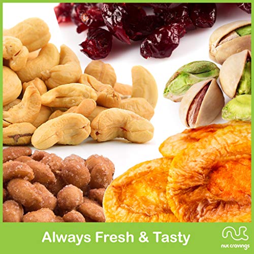 Dried Fruit &Amp; Nut Gift Basket In Green Box 9 Piece Assortment