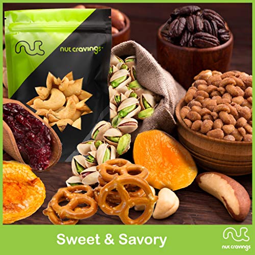 Dried Fruit &Amp; Nut Gift Basket In Green Box 9 Piece Assortment