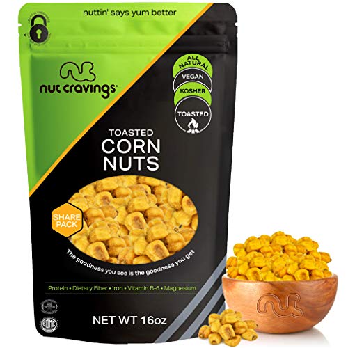 Freshly Roasted &Amp; Salted Corn Nuts 16Oz - 1 Pound Packed Fresh