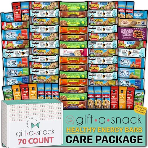 Gift A Snack - Healthy Granola Breakfast Bars, Snack Box Variety...