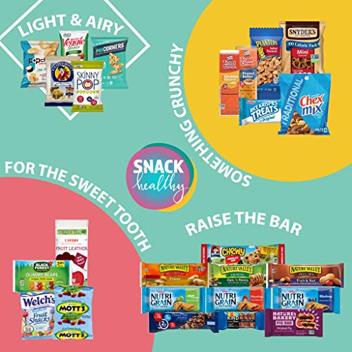 Gift A Snack - Healthy Snack Box Variety Pack Care Package + Gre...