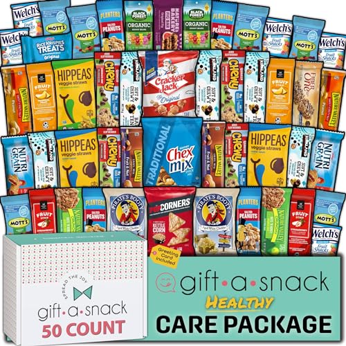 Gift A Snack - Healthy Snack Box Variety Pack Care Package + Gre...