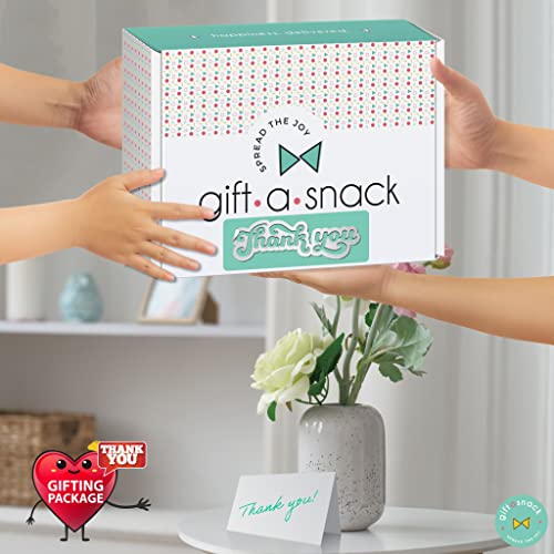 Gift A Snack - Thank You Snack Box Variety Pack Care Package + G...