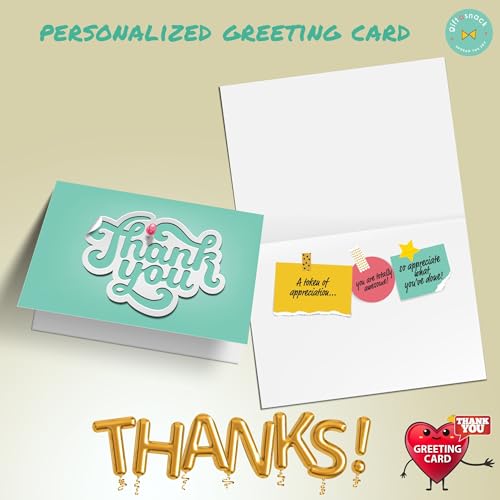 Gift A Snack - Thank You Snack Box Variety Pack Care Package + G...