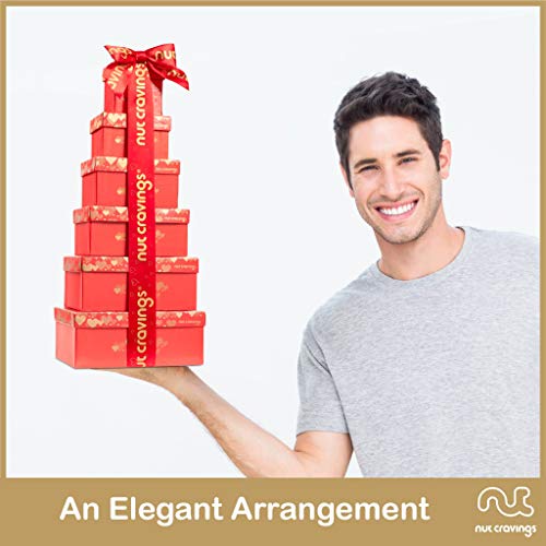 Gourmet Dried Fruit &Amp; Nut Gift Basket, Red Tower 12 Mix - Vale