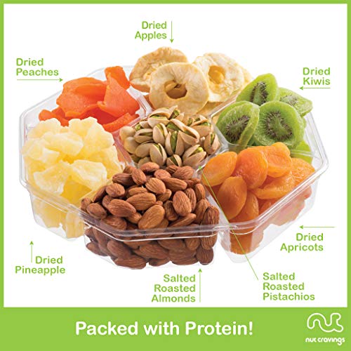 Gourmet Food Gift Basket, Nut &Amp; Dried Fruit Box X Large 7 Secti