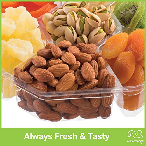 Gourmet Food Gift Basket, Nut &Amp; Dried Fruit Box X Large 7 Secti